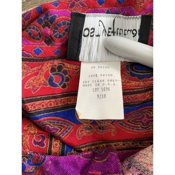 Positive Attitude Vintage 80's Button Front Dress - Picture 8 of 8